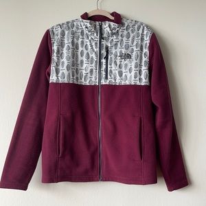 The North Face Mens Burgundy Pinecone Fleece